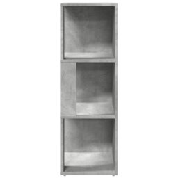 Vidaxl Corner Cabinet Concrete Grey 33X33X100 Cm Engineered Wood - thumbnail 5