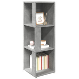 Vidaxl Corner Cabinet Concrete Grey 33X33X100 Cm Engineered Wood - thumbnail 4