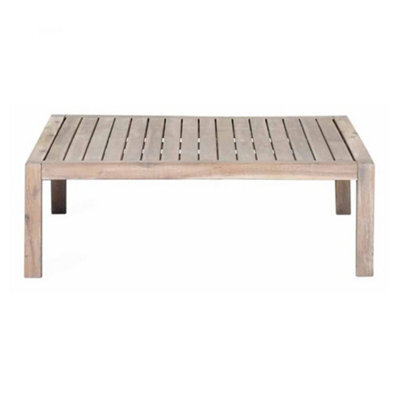 Garden Trading Side Table: Porthallow Square Coffee Table, Acacia Wood