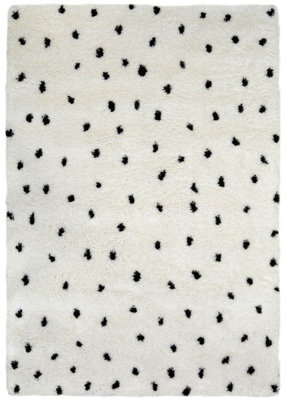 The Rugs Snug Collection Spotty Shaggy Rugs  R467A - image 1