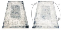 RugsX Distin 0845A White / Navy Blue / Blue Modern Carpet - Abstraction, Fra  160X230 Cm - thumbnail 2