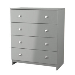 Portland 4 Drawer Chest Of Drawers In Uniform Grey & Dusk Grey (Ready Assembled) - thumbnail 4