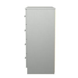 Portland 4 Drawer Chest Of Drawers In Uniform Grey & Dusk Grey (Ready Assembled) - thumbnail 3