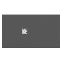 Ideal Standard Ultra Flat S+ Shower Tray 30mm 1400 X 800mm In Concrete Grey Including Waste - thumbnail 4