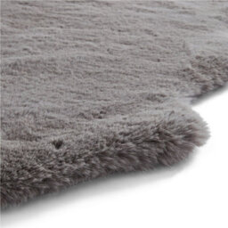 Sheepskin Grey Plain Shaggy Rug, 50mm Thickness Modern Rug, Luxurious Rug For Living Room, & Dining Room-60Cm X 180Cm (Double) - thumbnail 4
