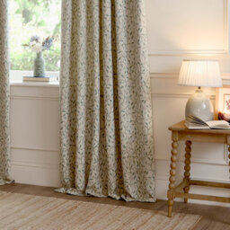 Voyage Maison Voyage Cervino Leaf Jacquard Pencil Pleat Curtain Pair, Duck Egg, (W) 117Cm X (D) 183Cm - thumbnail 4