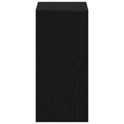 Berkfield Black Oak Desk - 102.5X35X75 Cm Made From Engineered Wood - thumbnail 7