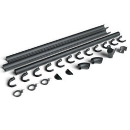 PBSL Group Galeco Steel Gutter Standard Shed Pack Pent Style Roof - 12X6 To 20X12 Black - thumbnail 4