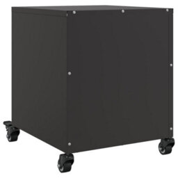 Berkfield Bedside Cabinet Black 36X39X43.5 Cm Steel - thumbnail 8