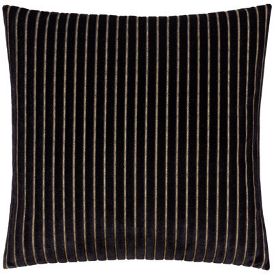 Paoletti Savoy Stripe Velvet Cushion Cover 50Cm X 50Cm - image 1