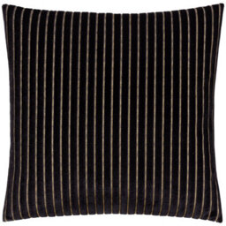 Paoletti Savoy Stripe Velvet Cushion Cover 50Cm X 50Cm - thumbnail 1