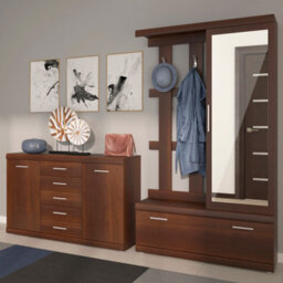 Furniture To Go Imperial 2 Door 5 Drawer Sideboard In Dark Mahogany Melamine - thumbnail 6