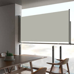 Walplus Patio Retractable Side Awning Garden Sun Shade Canopy Gazebo For Back Door, Porch, Patio 80X300 Cm Cream - thumbnail 1