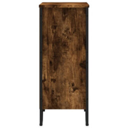 Berkfield Modern Bookcase Smoked Oak 80X31X74.5 Cm Engineered Wood - thumbnail 5