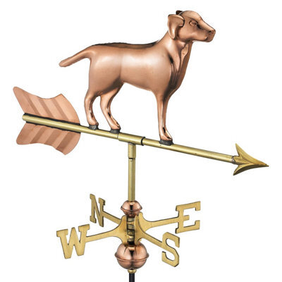 Espira 810P Labrador Cottage Copper Weathervane - image 1
