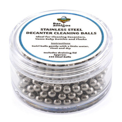 Bar Amigos Small Metal Cleaning Balls For Decanters, Baby Bottles, Vases, Flasks - image 1