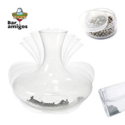 Bar Amigos Small Metal Cleaning Balls For Decanters, Baby Bottles, Vases, Flasks - thumbnail 2