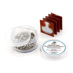 Bar Amigos Small Metal Cleaning Balls For Decanters, Baby Bottles, Vases, Flasks - thumbnail 3
