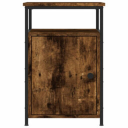 Berkfield Bedside Cabinets 2 Pcs Smoked Oak 40X42X60 Cm Engineered Wood - thumbnail 7