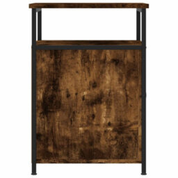 Berkfield Bedside Cabinets 2 Pcs Smoked Oak 40X42X60 Cm Engineered Wood - thumbnail 8