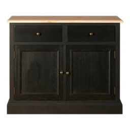 Orsina Mid Century 2 Drawer Sideboard, Classic Colonial Design Sideboard, Perfectly Sized Contemporary Sideboard - thumbnail 1
