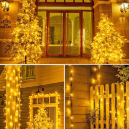 300 Led Warm White Christmas String Lights Indoor Bedroom, String Lights Outdoor Clear Wire, String Lights - thumbnail 4