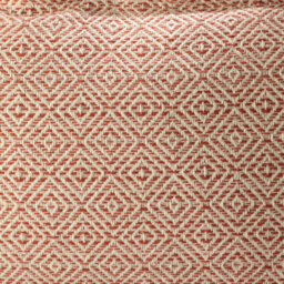 Burgundy Squares Classic Cushion Cover 30X50Cm Handmade Cotton Cover - thumbnail 4