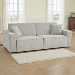 Furnishings For Less UK Huxley Beige 3 Seater Electric Sofa Bed With Power Extension - thumbnail 2