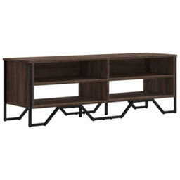 Vidaxl Tv Cabinet Brown Oak 122X34X41 Cm Engineered Wood - thumbnail 2