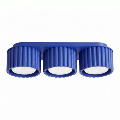 Luminosa Lighting Luminosa Aura Surface Mounted Downlight Ultramarine 3X Gx53 - image 1