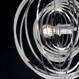 Luminosa Lighting Luminosa Club Spherical Pendant Ceiling Light Chrome 50Cm - thumbnail 2
