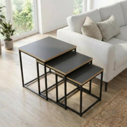 Garden Greatness Urban Wooden Square Nest Of Tables - thumbnail 2