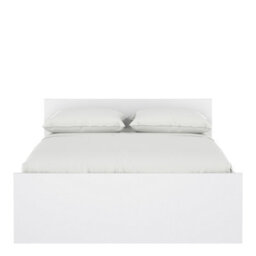Furniture To Go Naia Double Bed 4Ft6 (140 X 190) In White High Gloss (W) 146 X  (H) 80 X (D) 196.6Cm - thumbnail 3