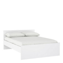 Furniture To Go Naia Double Bed 4Ft6 (140 X 190) In White High Gloss (W) 146 X  (H) 80 X (D) 196.6Cm - thumbnail 2