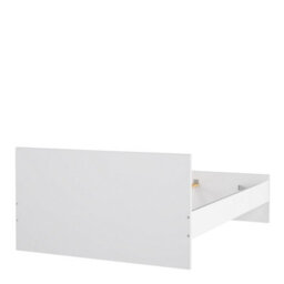 Furniture To Go Naia Double Bed 4Ft6 (140 X 190) In White High Gloss (W) 146 X  (H) 80 X (D) 196.6Cm - thumbnail 7