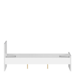 Furniture To Go Naia Double Bed 4Ft6 (140 X 190) In White High Gloss (W) 146 X  (H) 80 X (D) 196.6Cm - thumbnail 8