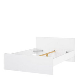 Furniture To Go Naia Double Bed 4Ft6 (140 X 190) In White High Gloss (W) 146 X  (H) 80 X (D) 196.6Cm - thumbnail 6