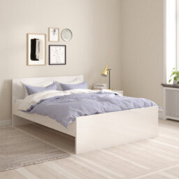 Furniture To Go Naia Double Bed 4Ft6 (140 X 190) In White High Gloss (W) 146 X  (H) 80 X (D) 196.6Cm - thumbnail 9