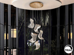 Luminosa Lighting Luminosa Velos Cluster Pendant Ceiling 5 Light Rose Gold Led 3000K - Uk Stock