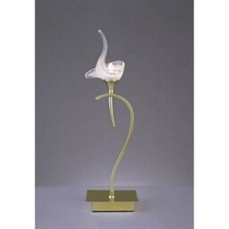 Luminosa Lighting Luminosa Viena Table Lamp 1 Light G9, Polished Brass - thumbnail 2