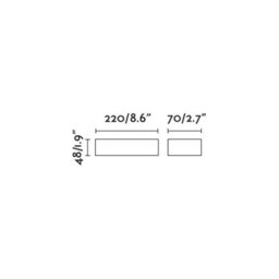 Luminosa Lighting Luminosa Doro-13 Integrated Led Up Down Lighter Outdoor Wall Light White, 3000K, Ip65 - thumbnail 2