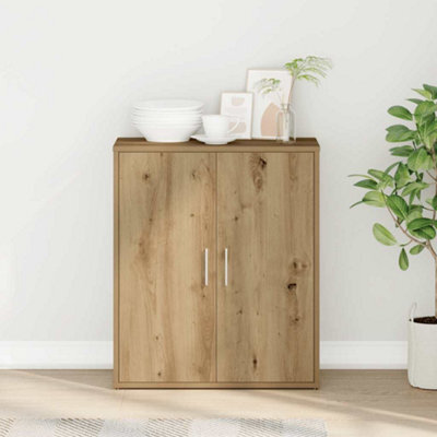 Berkfield Sideboard Artisan Oak 60X31X70 Cm Engineered Wood - image 1