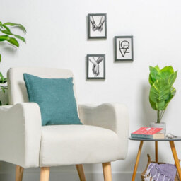 "Nicola Spring Photo Frames With 4"" X 6"" Mount - 5"" X 7"" - Black/black - Pack Of 5" - thumbnail 5
