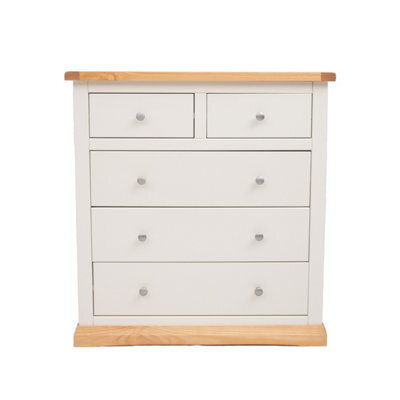 Cabinet Bits Trevi 5 Drawer Chest Of Drawers Chrome Knob - image 1
