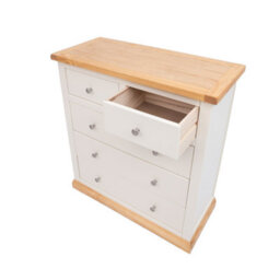 Cabinet Bits Trevi 5 Drawer Chest Of Drawers Chrome Knob - thumbnail 4