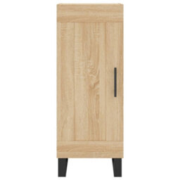 Berkfield Highboard Sonoma Oak 34.5X34X180 Cm Engineered Wood - thumbnail 6