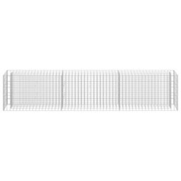 Berkfield Gabion Raised Bed Galvanised Steel 270X30X60 Cm - thumbnail 4