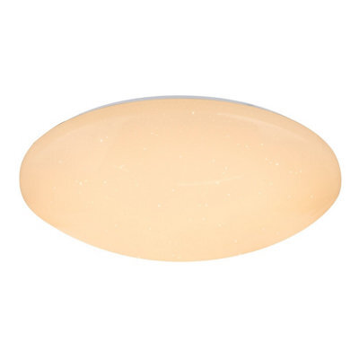 Luminosa Lighting Luminosa Atreju I Flush Ceiling Light White 1X Rgb Led Dimmable 3000-6500K Remote Control - image 1