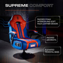 X Rocker Officially Licensed Marvel™ Elite 2.1 Audio Console Gaming Chair - Spider-Man - thumbnail 7