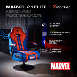 X Rocker Officially Licensed Marvel™ Elite 2.1 Audio Console Gaming Chair - Spider-Man - thumbnail 2